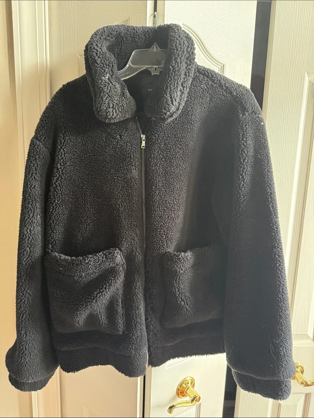 Elodie Black Teddy Jacket
